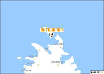 map of Butauanan