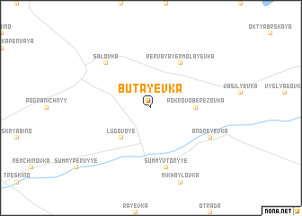 map of Butayevka