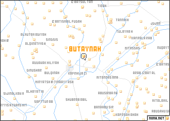 map of Buţaynah