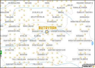 map of Buţaynah