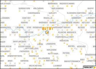 map of Butay