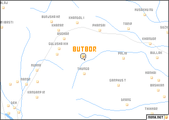 map of Butbor