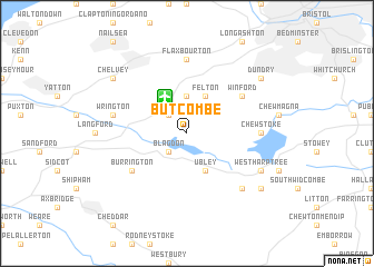 map of Butcombe