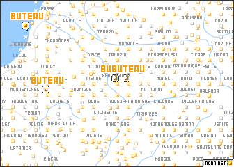 map of Buteau