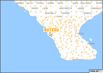 map of Buteau