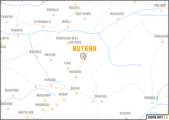 map of Buteba