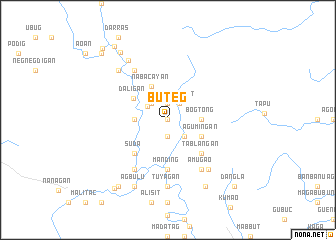 map of Buteg