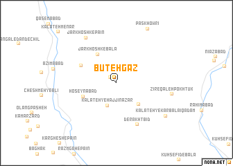 map of Būteh Gaz