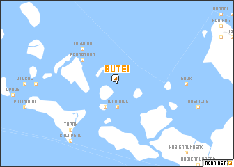 map of Butei