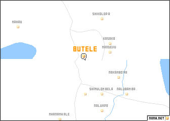 map of Butele