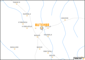 map of Butemba