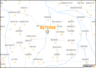 map of Butende