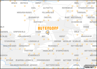 map of Butendorf