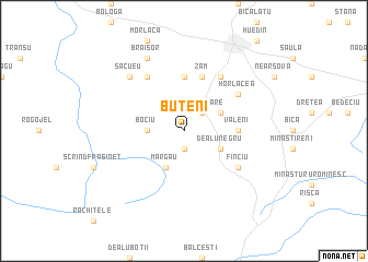 map of Buteni