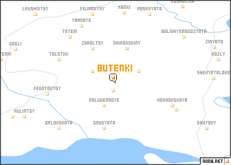 map of Butenki