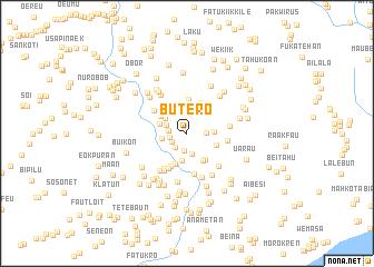 map of Butero