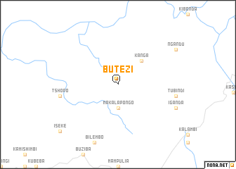 map of Butezi