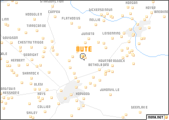 map of Bute