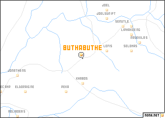 map of Butha-Buthe