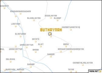map of Buthaynah