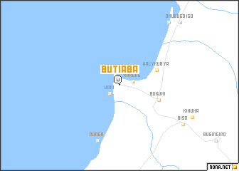 map of Butiaba