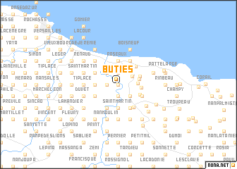 map of Buties