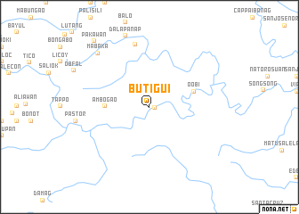 map of Butigui