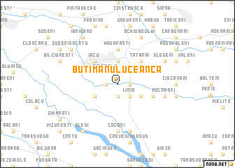 map of Butimanu-Luceanca