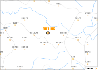 map of Butima