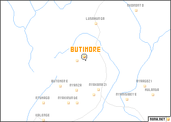 map of Butimore