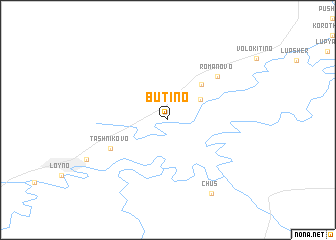 map of Butino