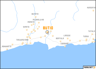 map of Butio
