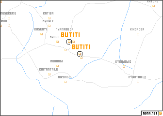 map of Butiti