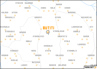 map of Butiti