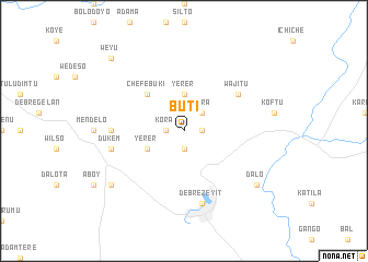 map of Butī