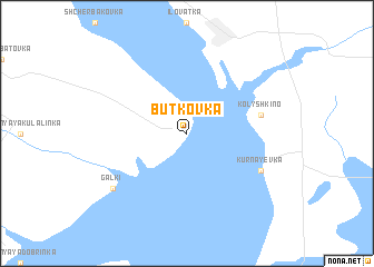 map of Butkovka