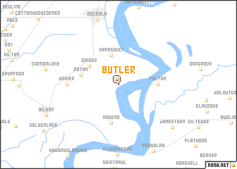 map of Butler