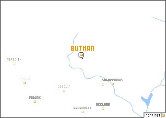 map of Butman