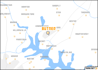 map of Butner