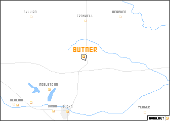 map of Butner
