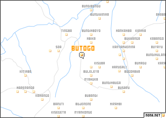 map of Butogo