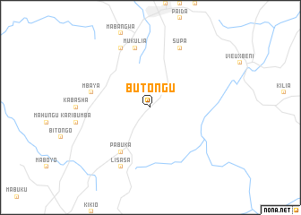 map of Butongu