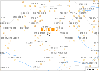 map of Butoraj