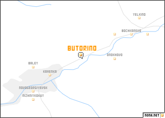 map of Butorino