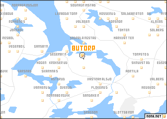 map of Butorp