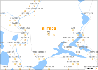 map of Butorp