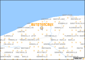 map of Butot-en-Caux