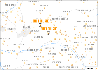 map of Butovac