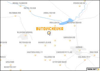 map of Butovichevka