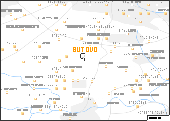 map of Butovo